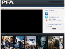 Tablet Screenshot of pfafilms.com